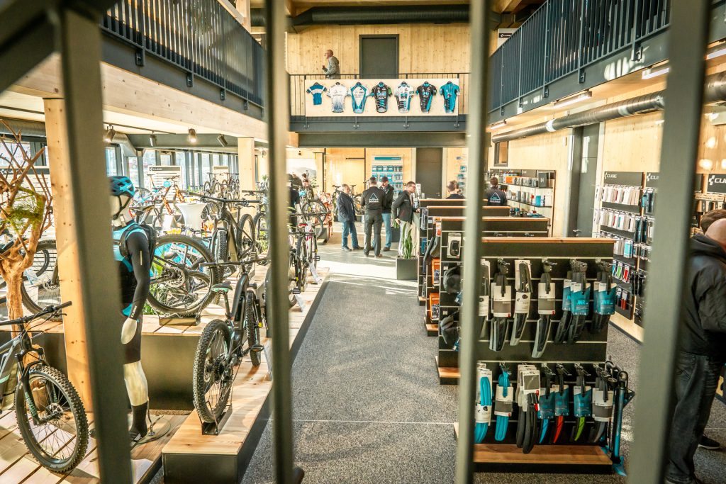 Delta Bike Cube Store, Verkaufsräume EG